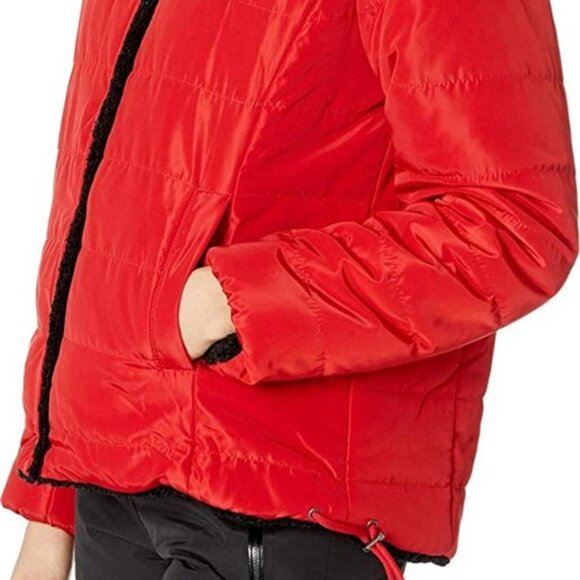 Sanctuary Womens Reversible Hooded Puffer Jacket Size Small - Picture 3 of 3